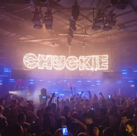 Crowd at a Chuckie nightlife performance
